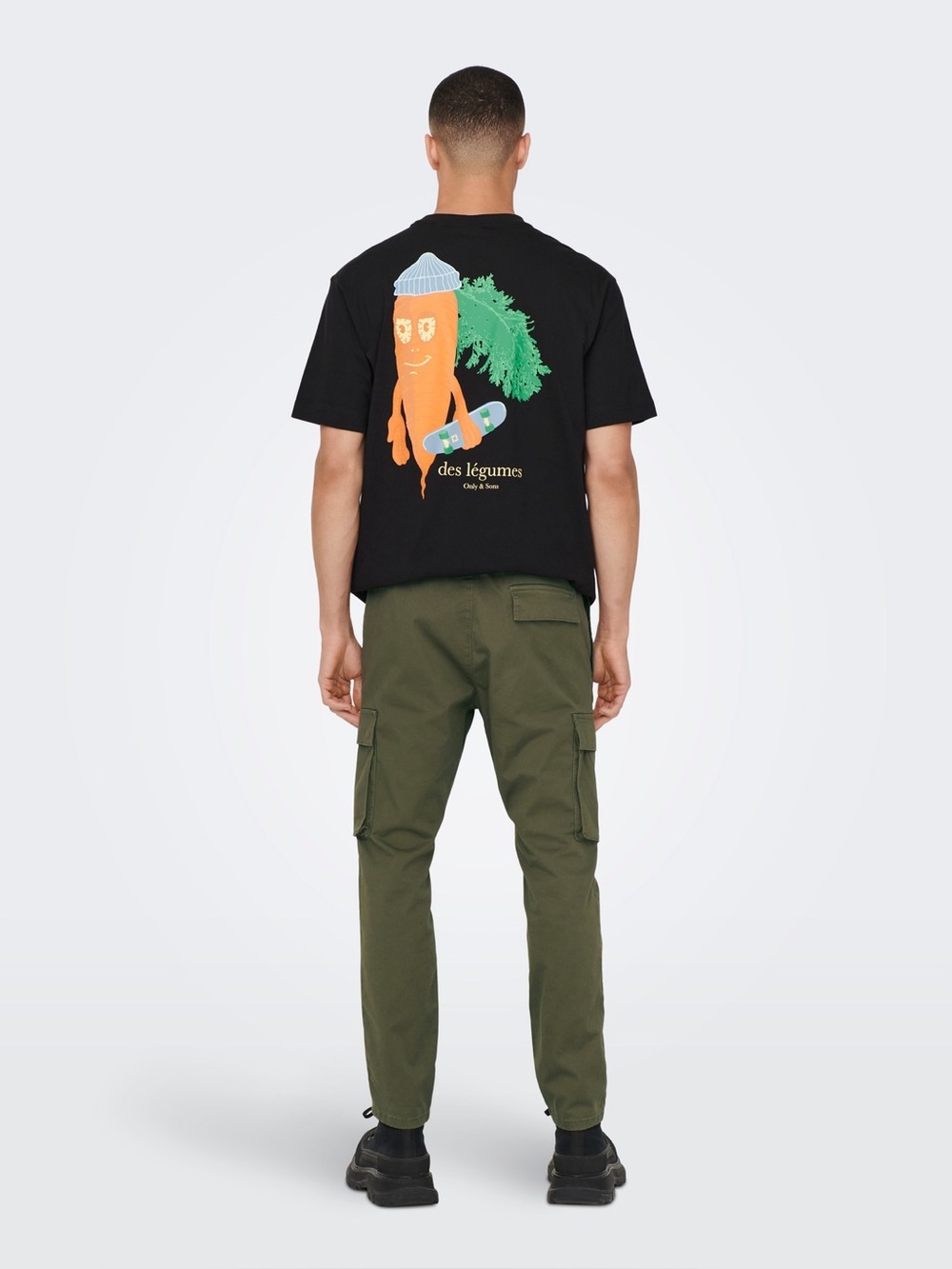 Only and Sons ONSCAM TAPERED FIT CARGO TROUSERS men’s medium